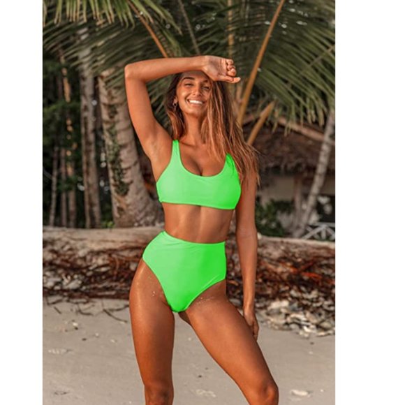 Cute Crop Top Athletic Two Piece - Picture 6 of 7